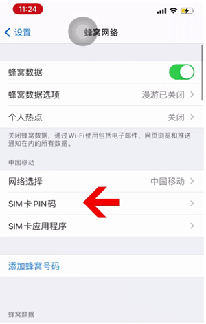 澄海苹果14维修网分享如何给iPhone14的SIM卡设置密码 