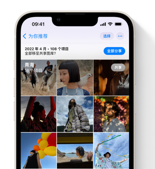 澄海苹果维修网点分享在 iPhone 上使用共享图库 