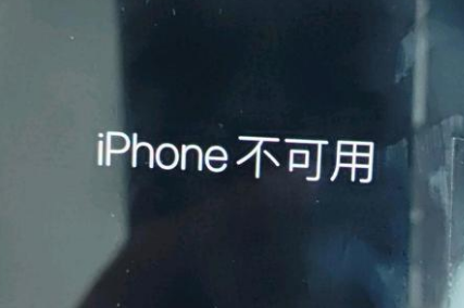 澄海苹果服务网点分享锁屏界面显示“iPhone 不可用”如何解决 