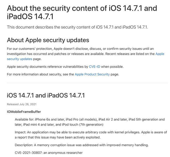 澄海苹果手机维修分享iOS 14.7.1 正式版更新内容及升级方法 